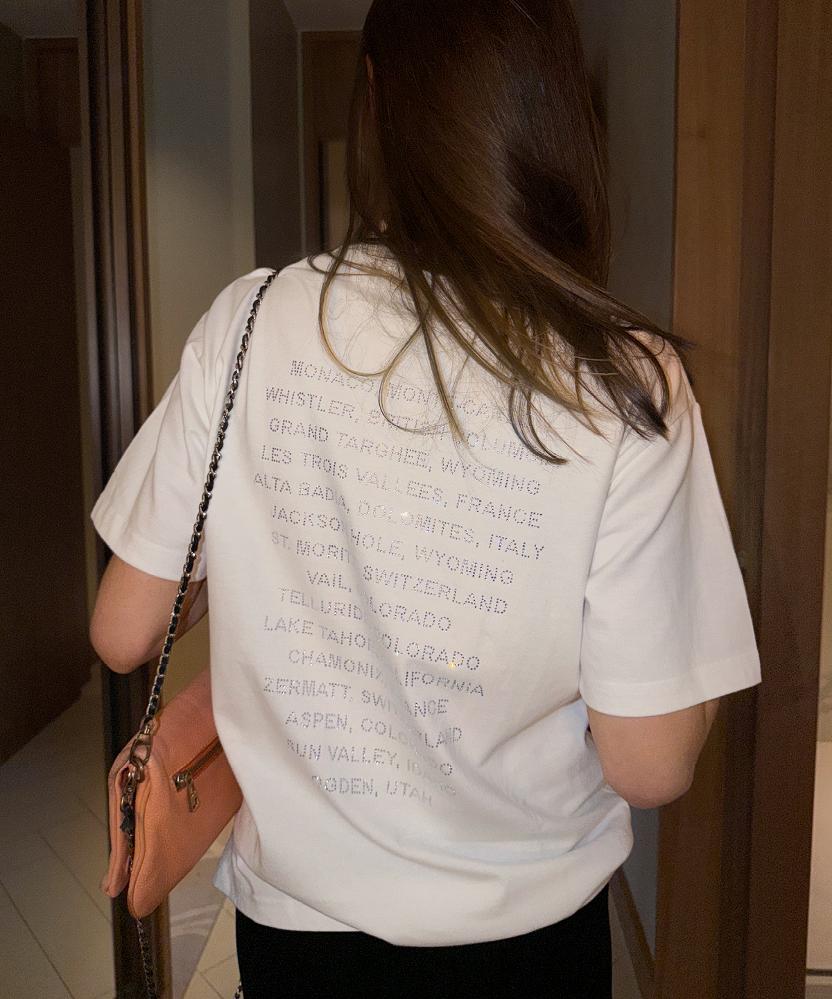 T-SHIRT ATELIER 16 WHITE STRASS SILVER