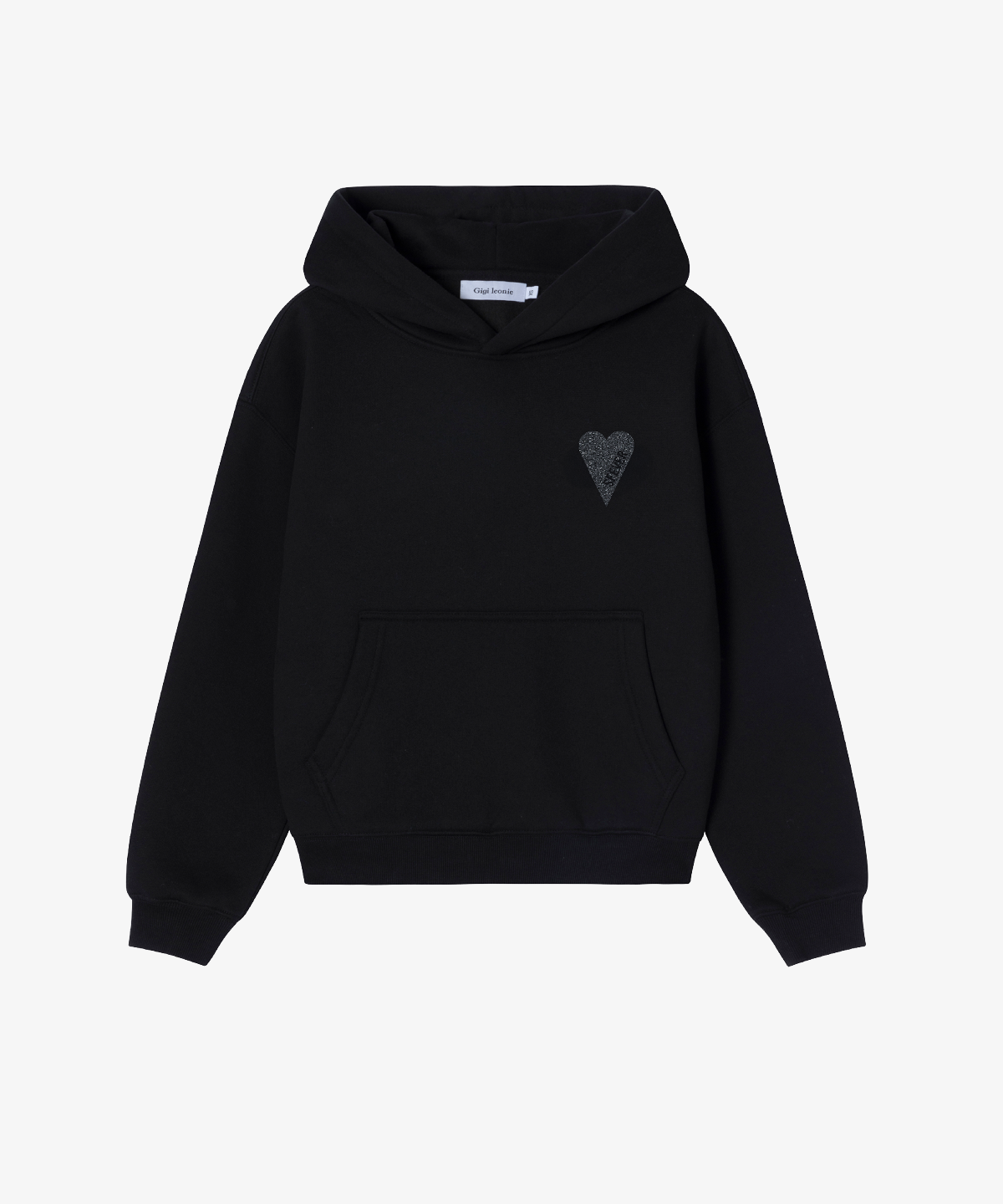 HOODIE GLITTER BLACK